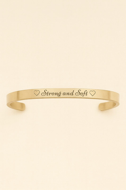 Strong and Soft Stainless Steel Cuff Bracelet